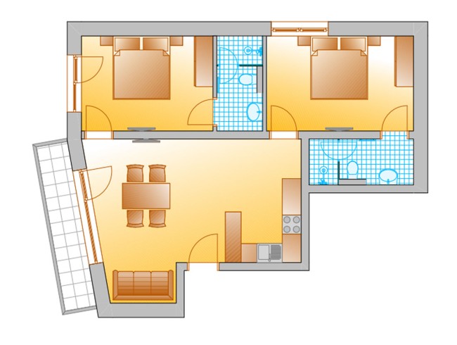 Appartement 1 im Haus Hammerrain in Flachau